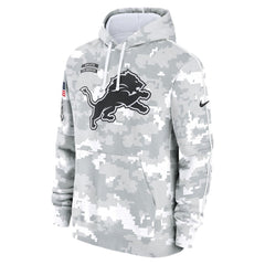Men's Detroit Lions Arctic Camo 2024 Salute To Service Big & Tall Club Fleece Pullover Hoodie