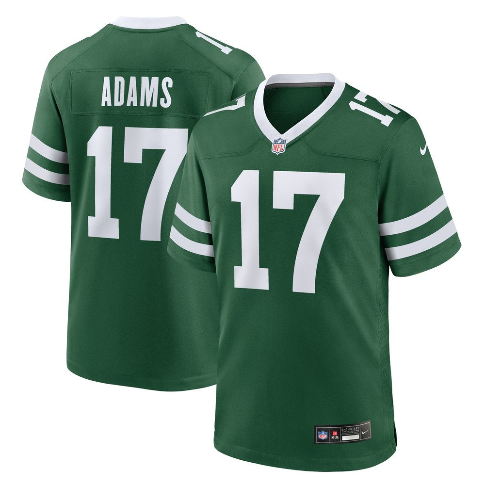 Men's New York Jets Davante Adams Legacy Green Game Jersey