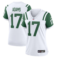 Women's New York Jets Davante Adams White Classic Alternate Game Jersey