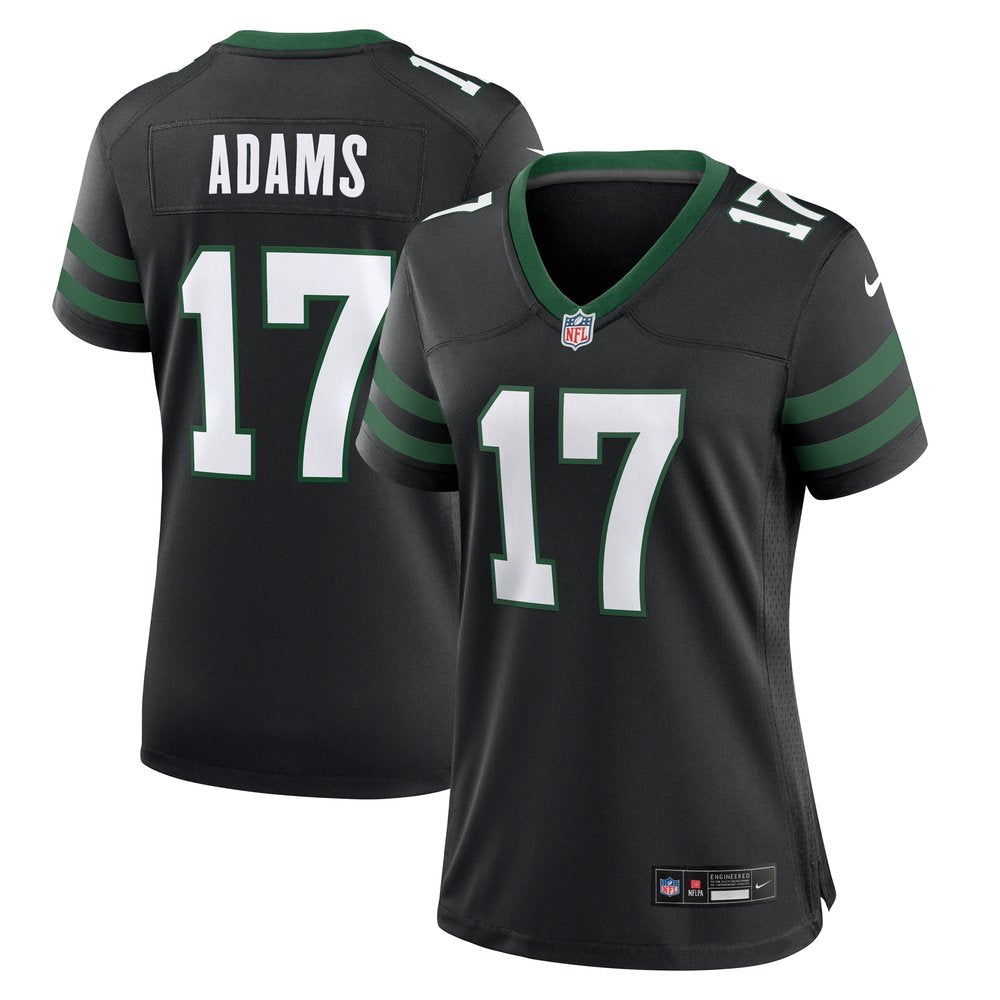 Women's New York Jets Davante Adams Legacy Black Alternate Game Jersey