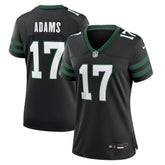 Women's New York Jets Davante Adams Legacy Black Alternate Game Jersey