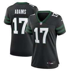 Women's New York Jets Davante Adams Legacy Black Alternate Game Jersey