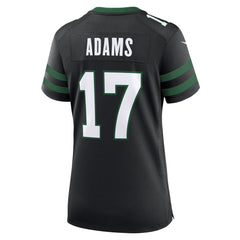 Women's New York Jets Davante Adams Legacy Black Alternate Game Jersey