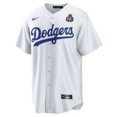 Men's Los Angeles Dodgers Shohei Ohtani White 2024 World Series Home Replica Player Jersey