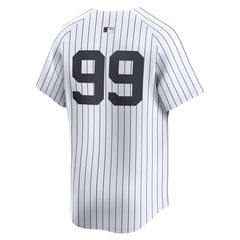 Men's New York Yankees Aaron Judge White 2024 World Series Home Limited Player Jersey