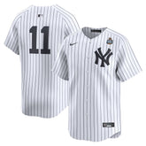 Men's New York Yankees Anthony Volpe White 2024 World Series Home Limited Player Jersey