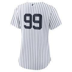 Women's New York Yankees Aaron Judge White 2024 World Series Home Replica Player Jersey