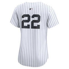 Women's New York Yankees Juan Soto White 2024 World Series Home Limited Player Jersey