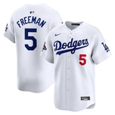 Men's Los Angeles Dodgers Freddie Freeman White 2024 World Series Champions Home Limited Player Jersey