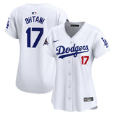 Women's Los Angeles Dodgers Shohei Ohtani White 2024 World Series Champions Home Limited Player Jersey