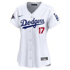 Women's Los Angeles Dodgers Shohei Ohtani White 2024 World Series Champions Home Limited Player Jersey