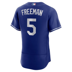 Men's Los Angeles Dodgers Freddie Freeman Royal 2024 World Series Alternate Authentic Player Jersey