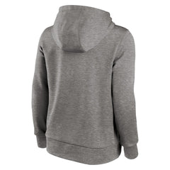 Women's Los Angeles Dodgers Dark Heather Gray 2024 World Series Champions Lockup Pullover Hoodie