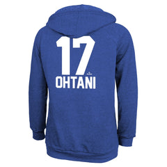 Women's Los Angeles Dodgers Shohei Ohtani Threads Royal 2024 World Series Champions Hoodie