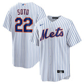 Men's New York Mets White Home Replica Player Jersey