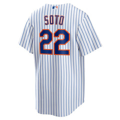 Men's New York Mets White Home Replica Player Jersey