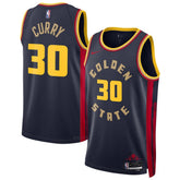 Unisex Golden State Warriors Stephen Curry Navy 2024/25 Swingman Player Jersey - City Edition