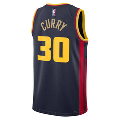 Unisex Golden State Warriors Stephen Curry Navy 2024/25 Swingman Player Jersey - City Edition