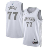 Unisex Dallas Mavericks Luka Don?i? White 2024/25 Swingman Player Jersey - City Edition