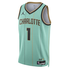 Unisex Charlotte Hornets LaMelo Ball Jordan Brand Mint 2024/25 Swingman Player Jersey - City Edition