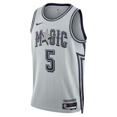 Unisex Orlando Magic Paolo Banchero Silver 2024/25 Swingman Player Jersey - City Edition