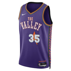 Unisex Phoenix Suns Kevin Durant Purple 2024/25 Swingman Player Jersey - City Edition
