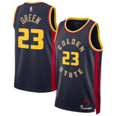 Unisex Golden State Warriors Draymond Green Navy 2024/25 Swingman Player Jersey - City Edition