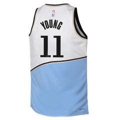 Youth Atlanta Hawks Trae Young White 2024/25 Swingman Player Jersey - City Edition