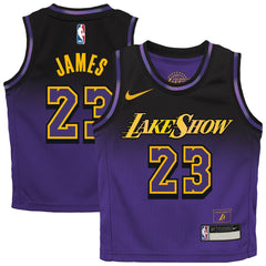 Toddler Los Angeles Lakers LeBron James Purple 2024/25 Swingman Player Jersey - City Edition