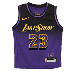 Toddler Los Angeles Lakers LeBron James Purple 2024/25 Swingman Player Jersey - City Edition