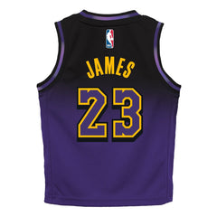 Toddler Los Angeles Lakers LeBron James Purple 2024/25 Swingman Player Jersey - City Edition