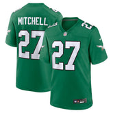Youth Quinyon Mitchell Kelly Green Philadelphia Eagles Alternate Game Jersey