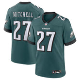 Men's Quinyon Mitchell Midnight Green Philadelphia Eagles Player Game Jersey
