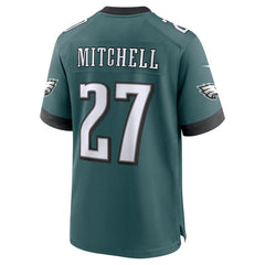 Youth Quinyon Mitchell Midnight Green Philadelphia Eagles Player Game Jersey
