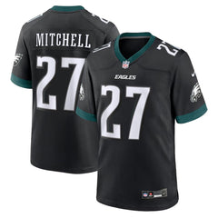 Men's Quinyon Mitchell Midnight Black Philadelphia Eagles Player Game Jersey