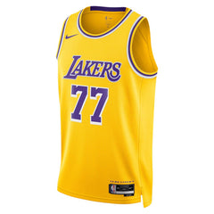 Unisex Los Angeles Lakers Luka Doncic Gold Fast Break Replica Player Jersey - Icon Edition