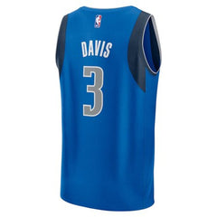 Men's Dallas Mavericks Anthony Davis Royal Fast Break Replica Player Jersey - Icon Edition