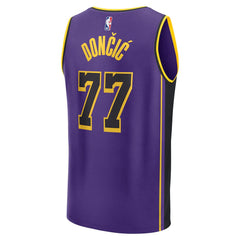 Unisex Los Angeles Lakers Luka Doncic Jordan Brand Purple Swingman Jersey - Statement Edition