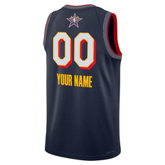 Unisex Jordan Brand Navy 2025 NBA All-Star Game Swingman Custom Jersey