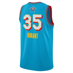Unisex #35 Kevin Durant Jordan Brand Light Blue 2025 NBA All-Star Game Swingman Player Jersey