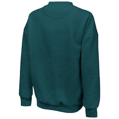 Women's Philadelphia Eagles Threads Midnight Green Super Bowl LIX Champions Choke Up Tri-Blend Pullover Sweatshirt