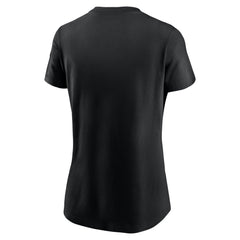Women's Philadelphia Eagles Black Super Bowl LIX Champions Tailsweep T-Shirt