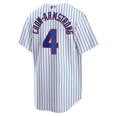 Youth Chicago Cubs #4 Pete Crow-Armstrong White Home Replica Player Jersey