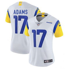 Women's Los Angeles Rams #17 Davante Adams White Stitched Game Jersey