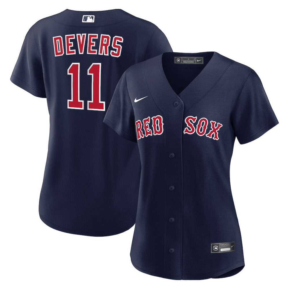 Women's Boston Red Sox #11 Rafael Devers Royal City Connect Limited Player Jersey