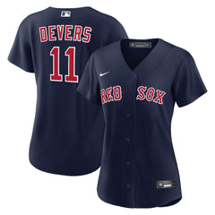 Women's Boston Red Sox #11 Rafael Devers Royal City Connect Limited Player Jersey