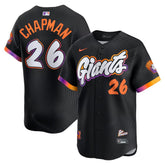 Youth San Francisco Giants #26 Matt Chapman Anthracite 2025 City Connect Limited Jersey