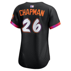 Women's San Francisco Giants #26 Matt Chapman Anthracite 2025 City Connect Limited Jersey