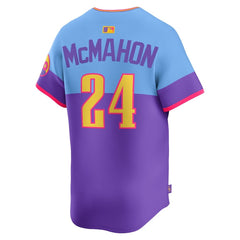 Youth Colorado Rockies #24 Ryan McMahon Purple/Light Blue 2025 City Connect Limited Player Jersey