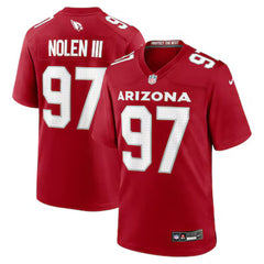 Youth Arizona Cardinals #1 Walter Nolen Cardinal 2025 NFL Draft First Round Pick Game Jersey